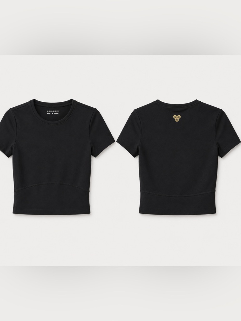 Aritzia Golden BUTTER BOUND T-SHIRT- Black
